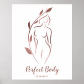 Lichaamsbedekking Wellness Cosmetics Beauty Spa Bu Poster (Voorkant)