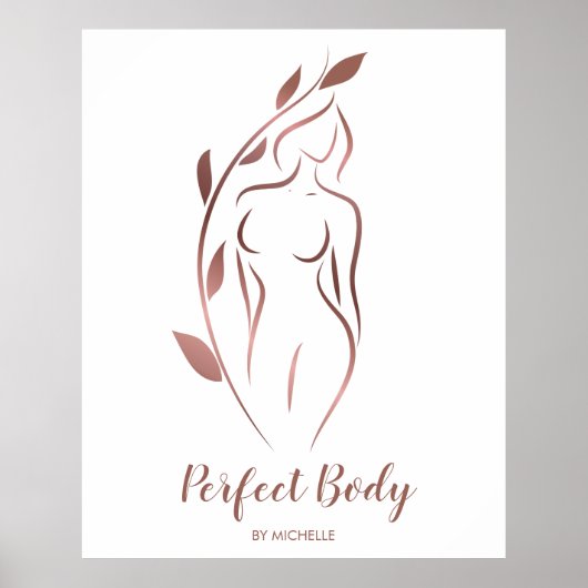 Lichaamsbedekking Wellness Cosmetics Beauty Spa Bu Poster (Voorkant)