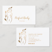 Lichaamsbedekking Wellness Cosmetics Beauty Spa Bu Visitekaartje (Voorkant / Achterkant)