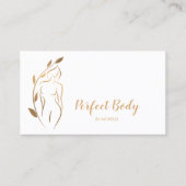 Lichaamsbedekking Wellness Cosmetics Beauty Spa Bu Visitekaartje (Voorkant)