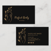 Lichaamsbedekking Wellness Cosmetics Beauty Spa Bu Visitekaartje (Voorkant / Achterkant)