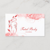 Lichaamsbedekking Wellness Cosmetics Beauty Spa Bu Visitekaartje (Voorkant)