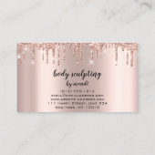 Lichaamsbedrog mooie Logo helemaal voor jou Visitekaartje (Achterkant)