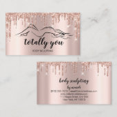 Lichaamsbedrog mooie Logo Visitekaartje (Voorkant / Achterkant)