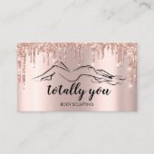 Lichaamsbedrog mooie Logo Visitekaartje (Voorkant)