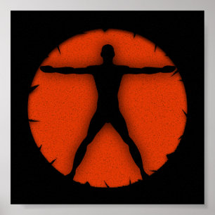 Lichaamsbeschadiging Sportfitness Anatomie Poster