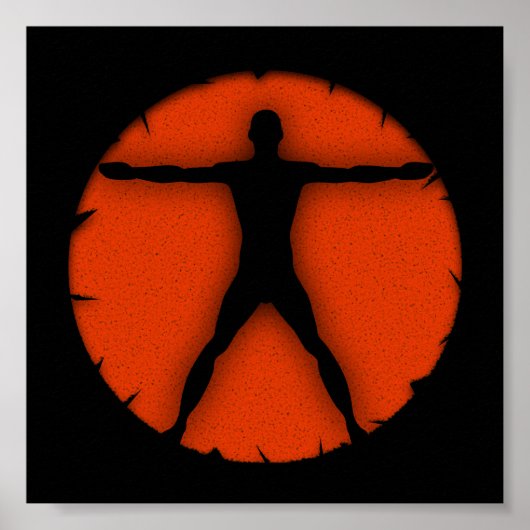 Lichaamsbeschadiging Sportfitness Anatomie Poster (Voorkant)