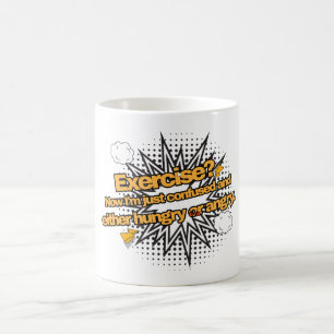 Lichaamsbeweging? Koffiemok