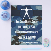 Lichaamsblauw kledij Camo Boot Camp Flyers (Enkel)