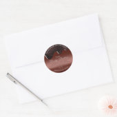 Lichaamsboterschijven Productverpakking Chocolade Ronde Sticker (Envelop)
