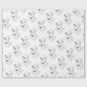 lichaamsbouw cadeaupapier (Vlak)