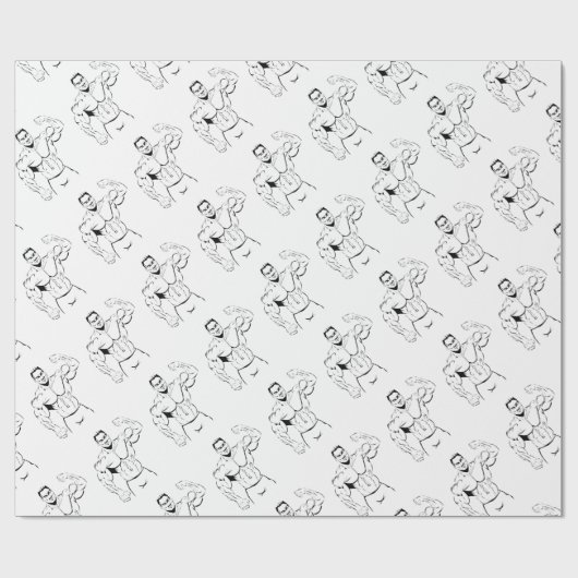 lichaamsbouw cadeaupapier (Vlak)