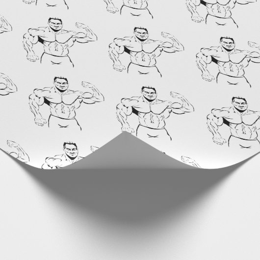 lichaamsbouw cadeaupapier (Hoek)