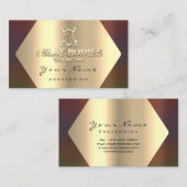 Lichaamsbouw - fitness - scassing van SPA Gold Visitekaartje (Voorkant / Achterkant)