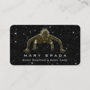 Lichaamsbouw - fitness - slingering - Vonk goud Visitekaartje