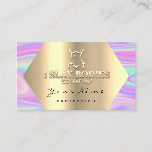 Lichaamsbouw Geschiktheid voor het maken van sculp Visitekaartje (Voorkant)