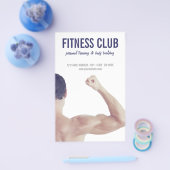 Lichaamsbouw Gym Fitness Persoonlijke training Flyer (Enkel)