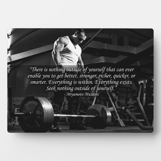 "Lichaamsbouw" Motivatie Fotoplaat (voorkant)