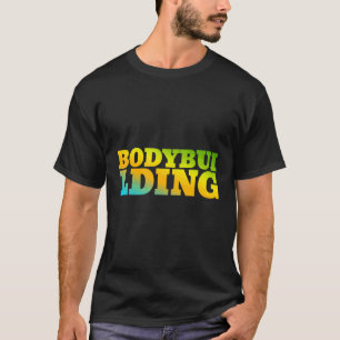 Lichaamsbouw ontworpen met Natuur kleuren T-shirt