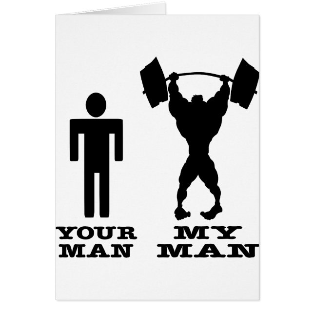 Lichaamsbouw Uw Man versus Mijn Man (Voorkant)
