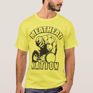 "Lichaamsbouw" — "vleeskop" Natie T-shirt
