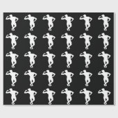 Lichaamsbouwer 3 cadeaupapier (Vlak)