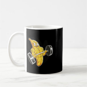 Lichaamsbouwer Nana die gewichten heft Funny Bodyb Koffiemok