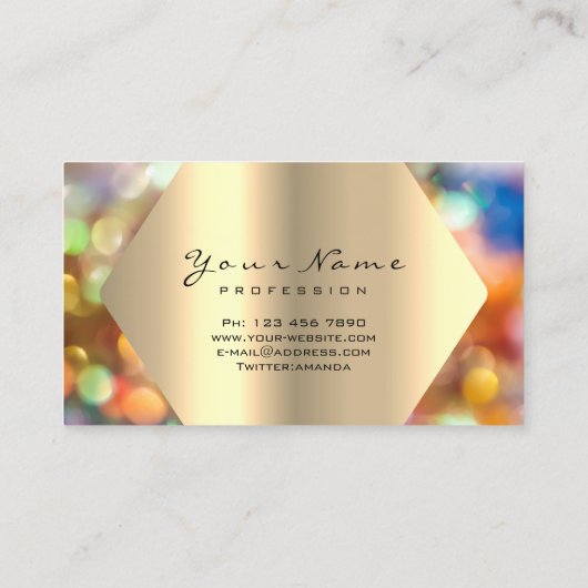 Lichaamsbouwuitrusting Schroefgrafiek Visitekaartje (Achterkant)