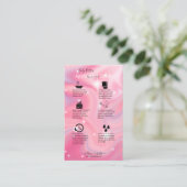 Lichaamsbutter applicatiegids legant glam Busin Visitekaartje (Staand voorkant)