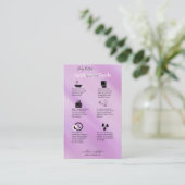 Lichaamsbutter applicatiegids legant glam Busine Visitekaartje (Staand voorkant)