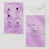 Lichaamsbutter applicatiegids legant glam Busine Visitekaartje (Voorkant / Achterkant)