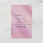 Lichaamsbutterapplicatiegids legante glam visitekaartje (Achterkant)