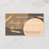 Lichaamscontact Sculpting Massage Earthy Tone Visitekaartje (Voorkant)