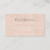 Lichaamsculpcontouren estheticien tan visitekaartje (Achterkant)