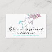 Lichaamsculpcontourschilderij Visitekaartje (Voorkant)