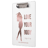 Lichaamsculpende lichaamcontouren die spa gift vor klembord (Links)