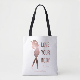 Lichaamsculpende lichaamcontouren die spa gift vor tote bag