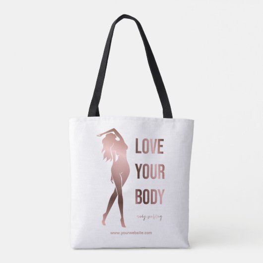 Lichaamsculpende lichaamcontouren die spa gift vor tote bag (Achterkant)