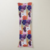 Lichaamscussen van Anemone Spring Flowers Lichaamskussen (Voorkant Verticaal)