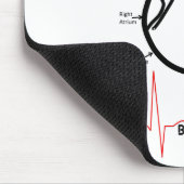 Lichaamsdelen — Menselijk hart Muismat (Hoek)