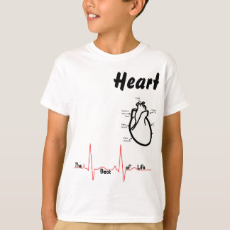 Lichaamsdelen — Menselijk hart T-shirt