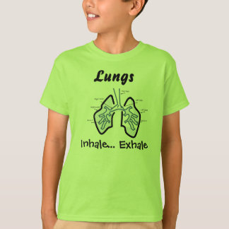 Lichaamsdelen — Menselijke longen T-shirt
