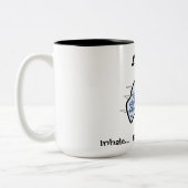 Lichaamsdelen — Menselijke longen Tweekleurige Koffiemok (Links)