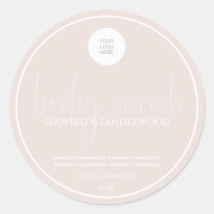 Lichaamsgebruik Ronde Sticker