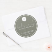 Lichaamsgebruik Ronde Sticker (Envelop)