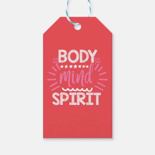 Lichaamsgeest Cadeaulabel (Voorkant)