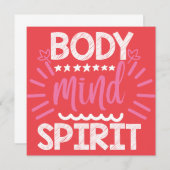 Lichaamsgeest Kaart (Voorkant / Achterkant)