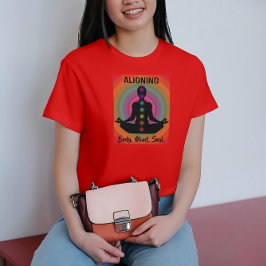 "Lichaamsgeest uitlijnen" Chakra Meditatie & Yoga T-shirt