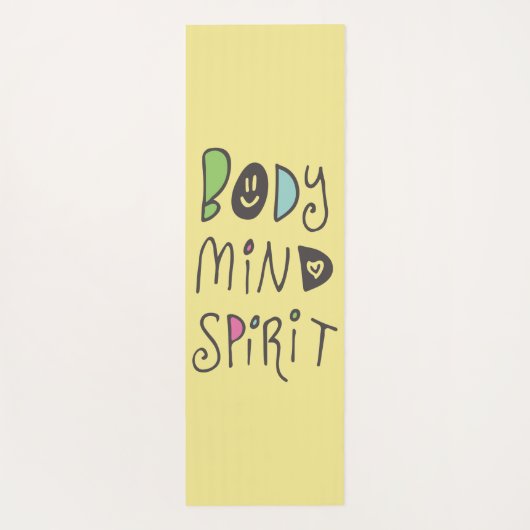 Lichaamsgeest Yogamat (Achterkant)