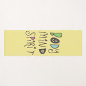 Lichaamsgeest Yogamat (Voorkant (horizontaal))